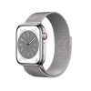 apple watch S8-Silver Stainless-M